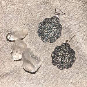 🍋 3/$25 🌿 boho silver drop earrings 🌿
